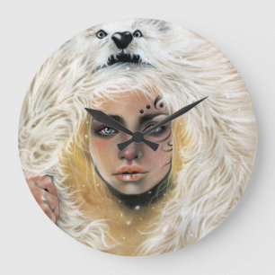 Wolf Beauty Clock