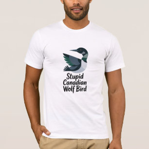 Wolf Bird Shirt Mystical Animal Hybrid Design Tee