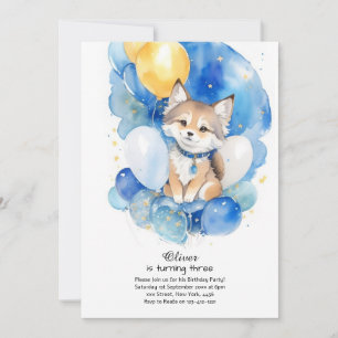 Wolf Birthday Invitation