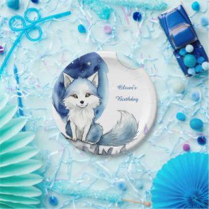 Wolf Birthday Paper Plate