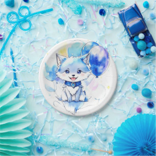 Wolf Birthday Paper Plate