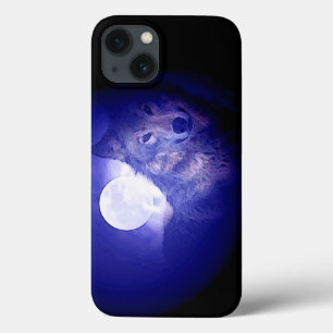 Wolf & Blue Night iPhone 13 Case