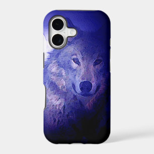 Wolf & Blue Night iPhone 5 Case