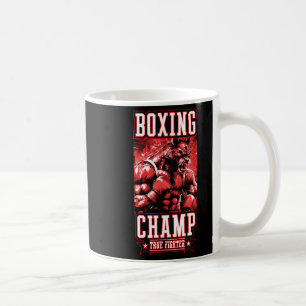 Wolf Boxing Champ _ Boxer Fighter Motivation  Coffee Mug