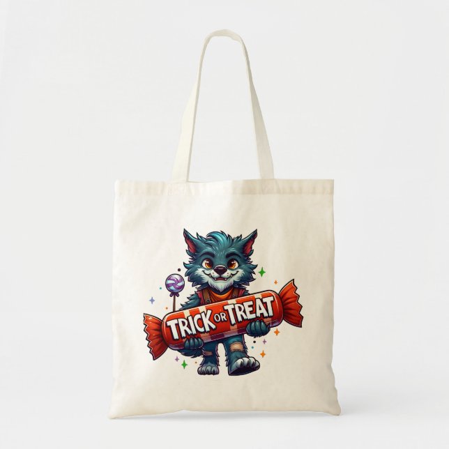 Wolf Boy Trick or Treat Bag (Front)