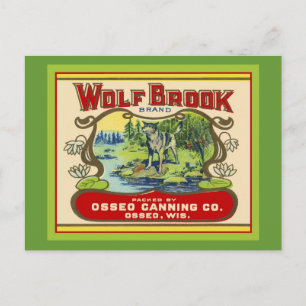 Wolf Brook Wisconsin Postcard