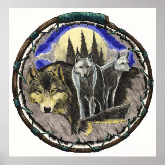 Wolf Brothers Lakota Artist Print