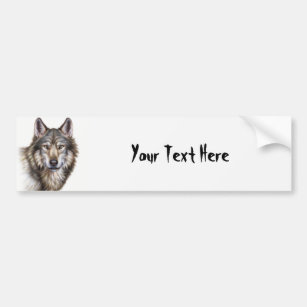 Wolf Bumper Sticker