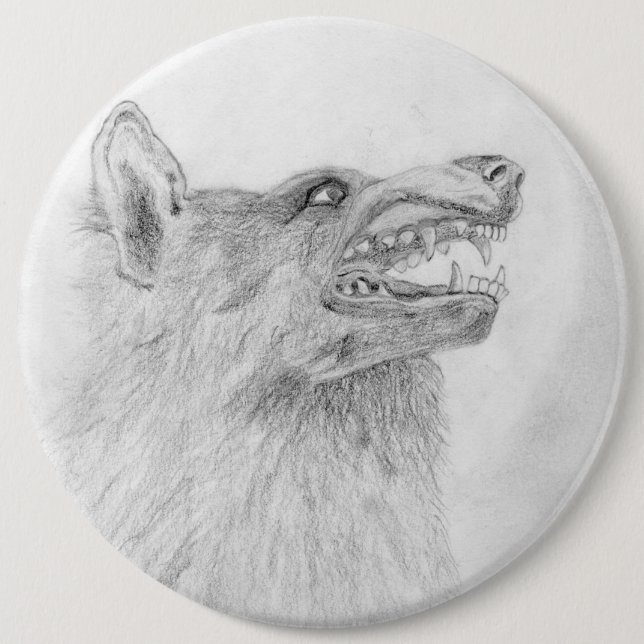 Wolf Button (Front)