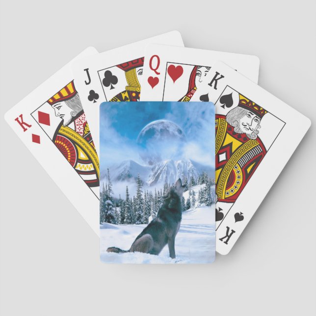Wolf Call Playing Cards (Back)