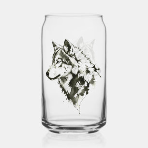 Wolf Can Glass