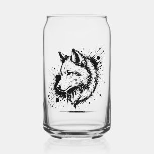Wolf Can Glass