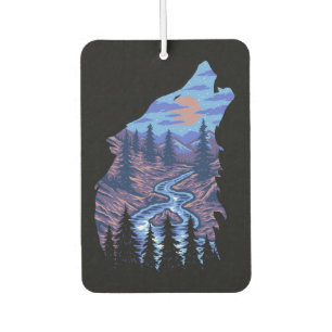 Wolf Car Air Freshener
