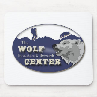 Wolf Centre Mouse Pad