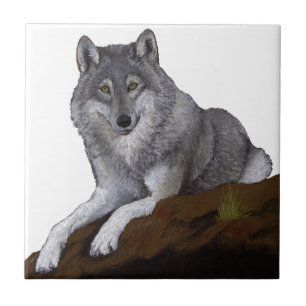 Wolf Ceramic Tile