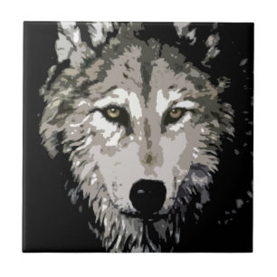 Wolf Ceramic Tile