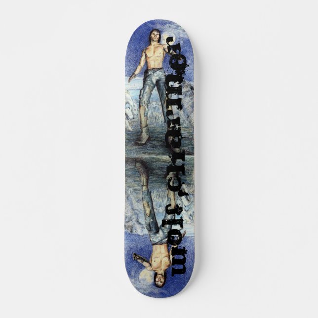 Wolf Charmer Fantasy Scateboard Skateboard (Front)