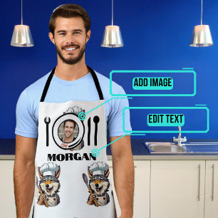 Wolf Chef Men's Apron