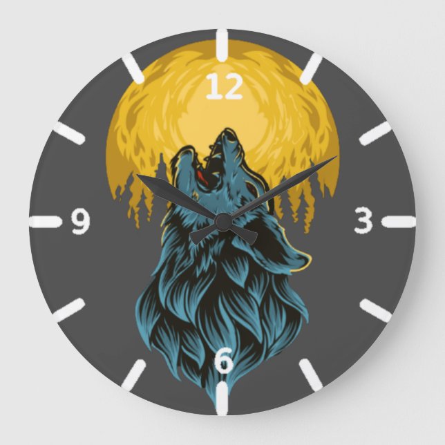 Wolf clock (Front)