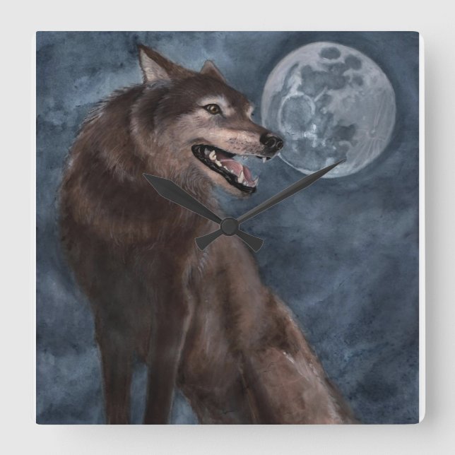 Wolf clock (Front)