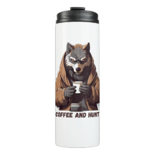 Wolf Coffee And Hunt Thermal Tumbler