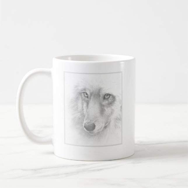 Wolf coffee mug (Left)
