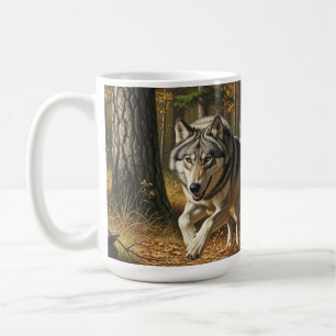 Wolf coffee Mug 11 0z or 15 0z. style 1