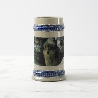 Wolf Coming Out Of The Woods Mug