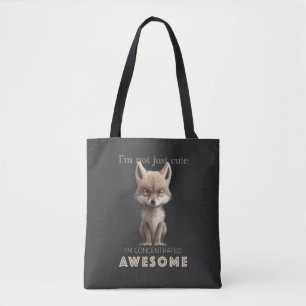 Wolf Concentrated Awesome Cute Adorable Funny Tote Bag