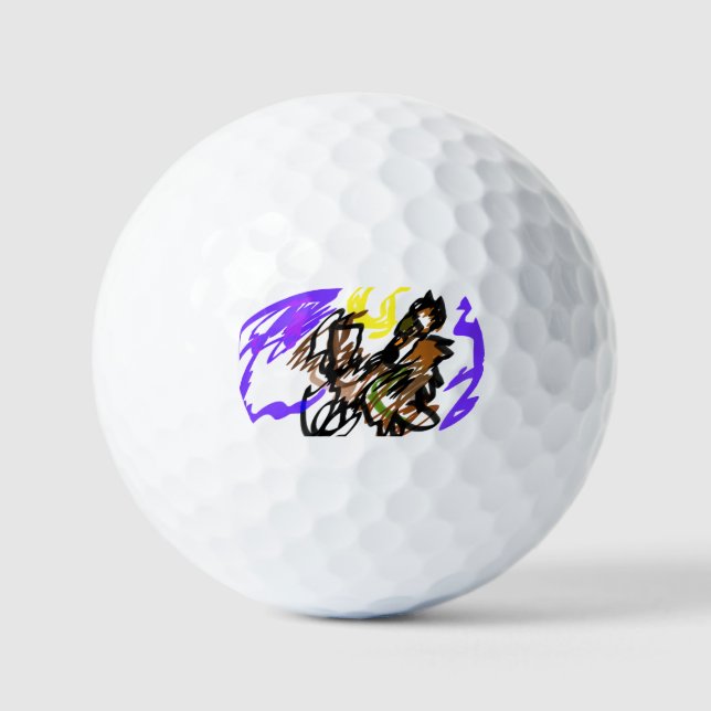 Wolf cool joy golf balls (Front)