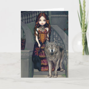 "Wolf Countess" Greeting Card