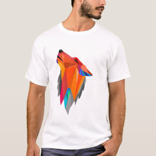 Wolf Craft Geometric hand made design for t-shirt