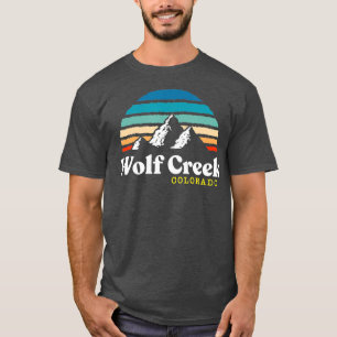 Wolf Creek Colorado   Ski Resort 1980s Retro T-Shirt