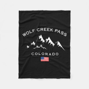 Wolf Creek P Colorado Rocky Mountains Ski Resort S Fleece Blanket