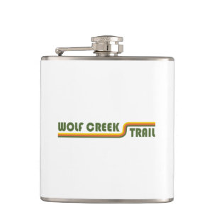 Wolf Creek Trail Dayton Ohio Hip Flask