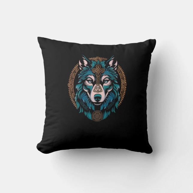 Wolf Cushion (Front)