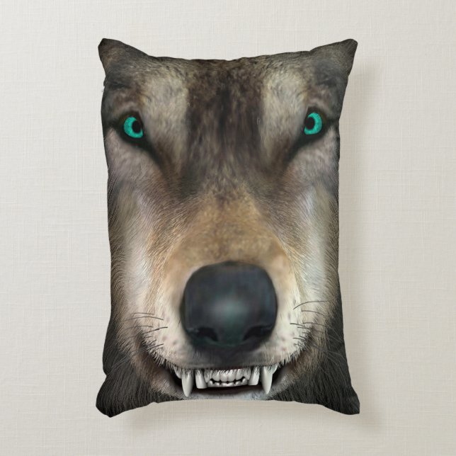 Wolf Decorative Cushion (Front(Vertical))
