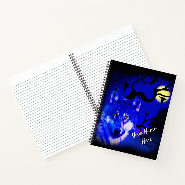 wolf design notebook (Inside)
