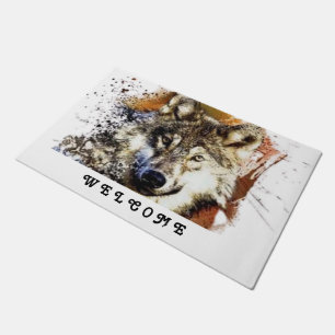 Wolf   doormat
