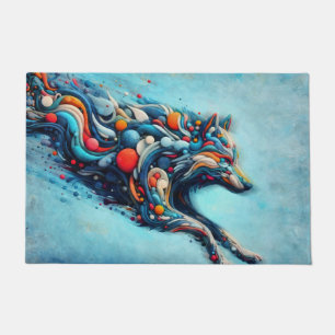 Wolf Doormat