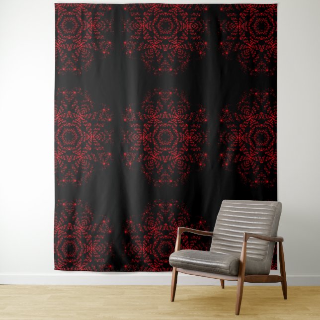 Wolf Dream Catcher 2 Tapestry (In Situ)