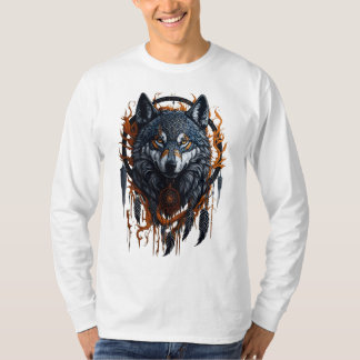 Wolf Dream Catcher T-Shirt