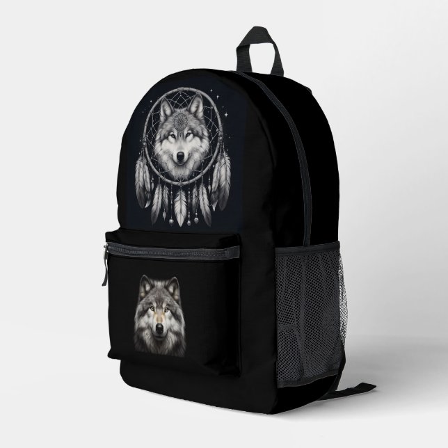 Wolf dreams BackPack (Back Corner Right)