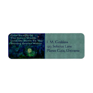 Wolf Dreams Return Address Label