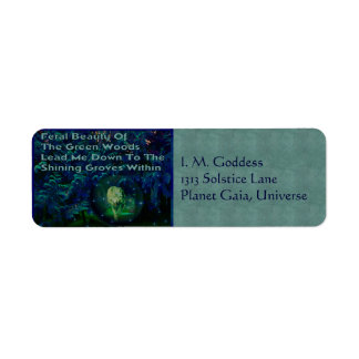 Wolf Dreams Return Address Label