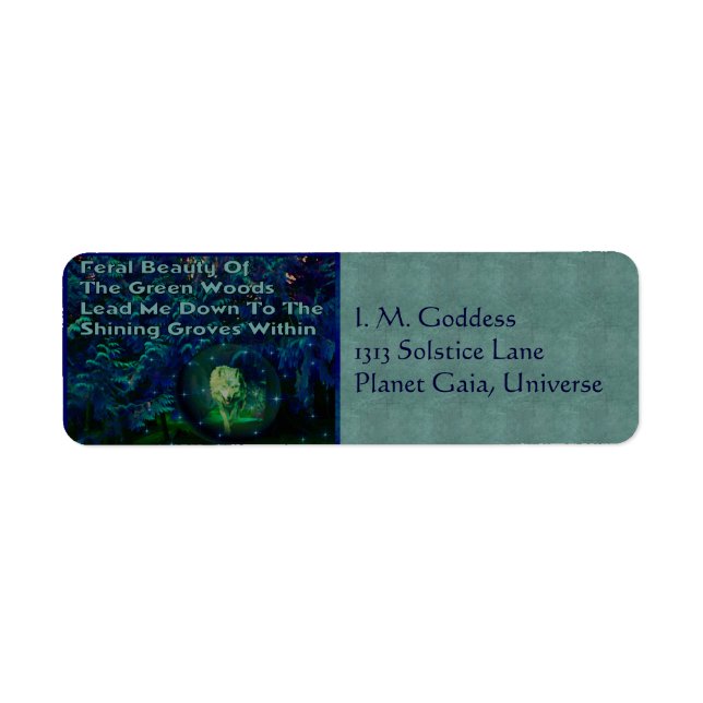 Wolf Dreams Return Address Label (Front)