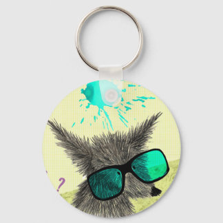 Wolf Dude Key Ring