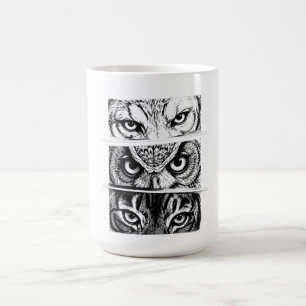 Wolf Eagle Tiger Trinity Coffee Mug