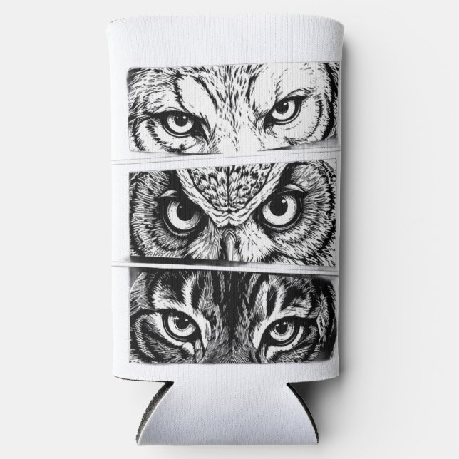 Wolf Eagle Tiger Trinity Seltzer Can Cooler (Front)