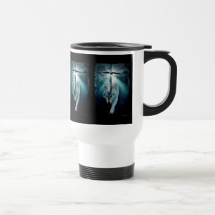 WOLF & EAGLE Wildlife Art Drinkware Travel Mug